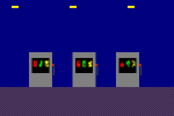 澳门赌博像素老虎机游戏界面